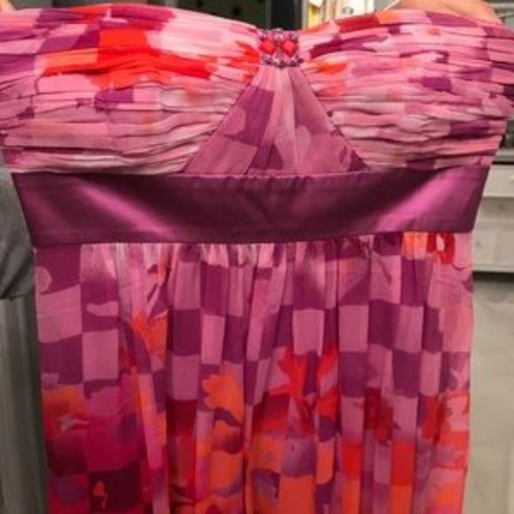 Pink and purple prom dress - Picture 3 of 4